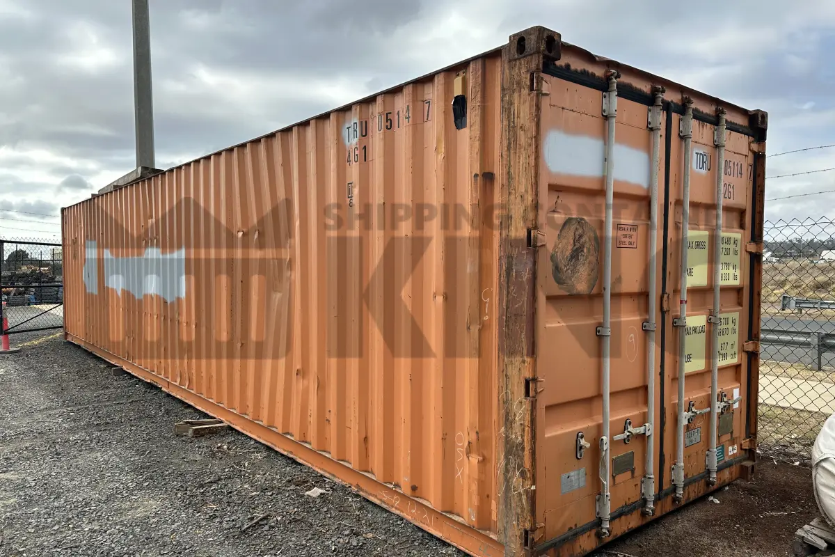 40' Standard Height Steel Container (Doors One End)