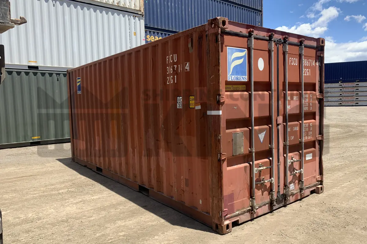 20' Standard Height Steel Container (Doors One End)