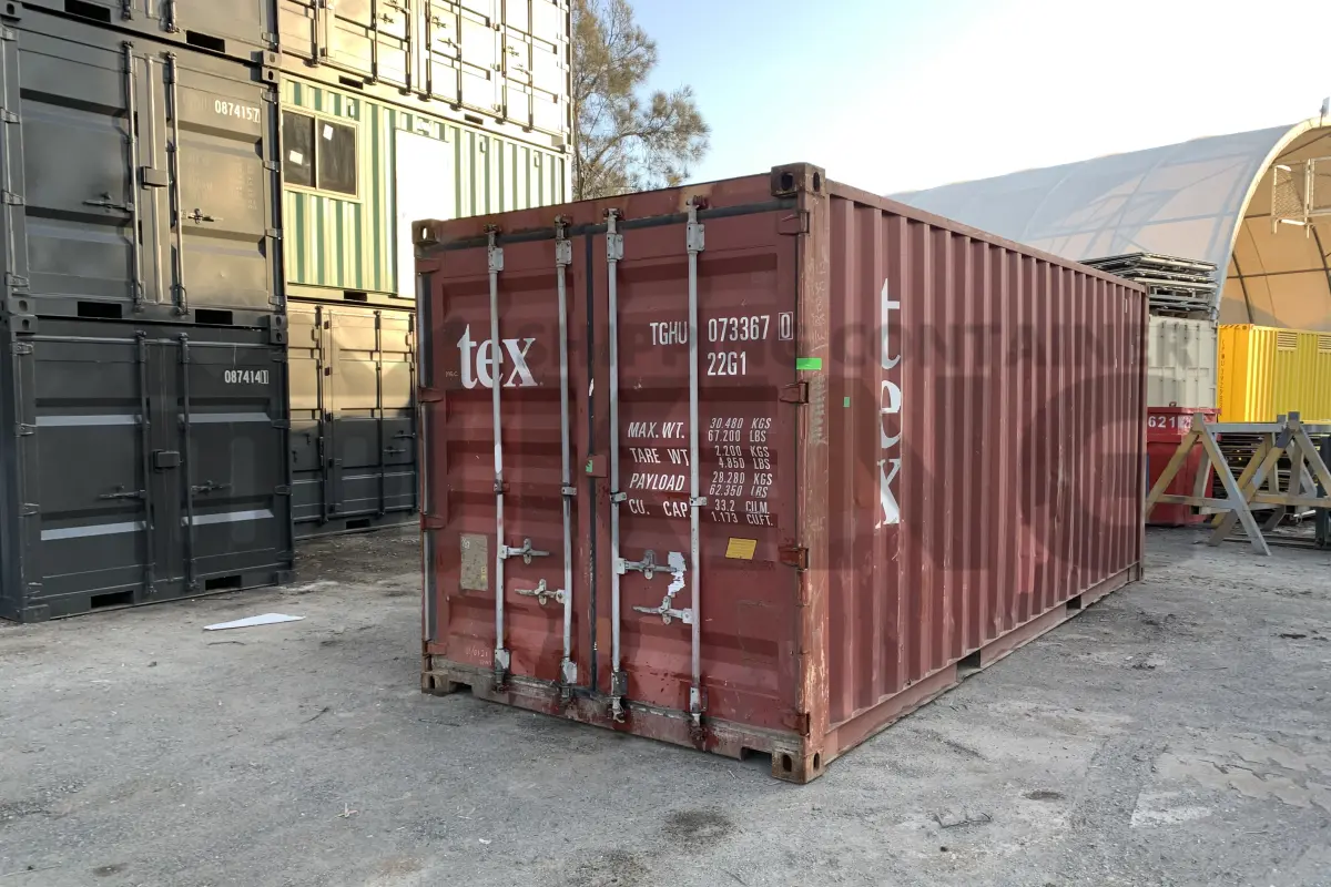 20' Standard Height Steel Container (Doors One End)