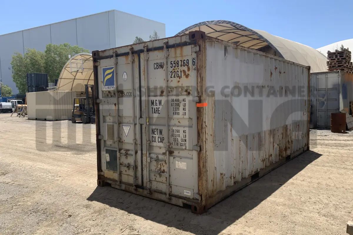 20' Standard Height Steel Container (Doors One End)
