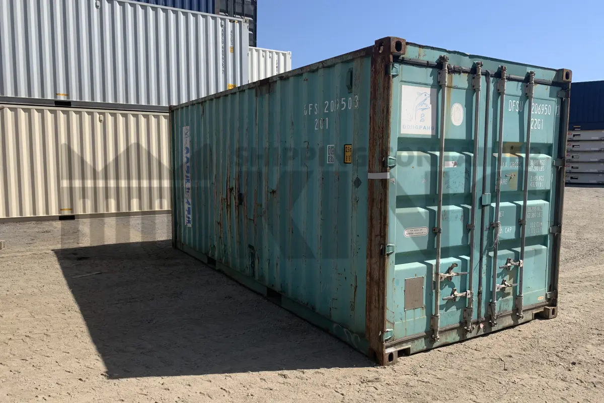 20' Standard Height Steel Container (Doors One End)