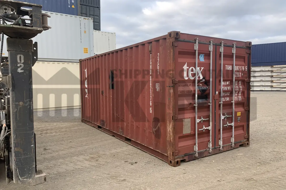 20' Standard Height Steel Container (Doors One End)