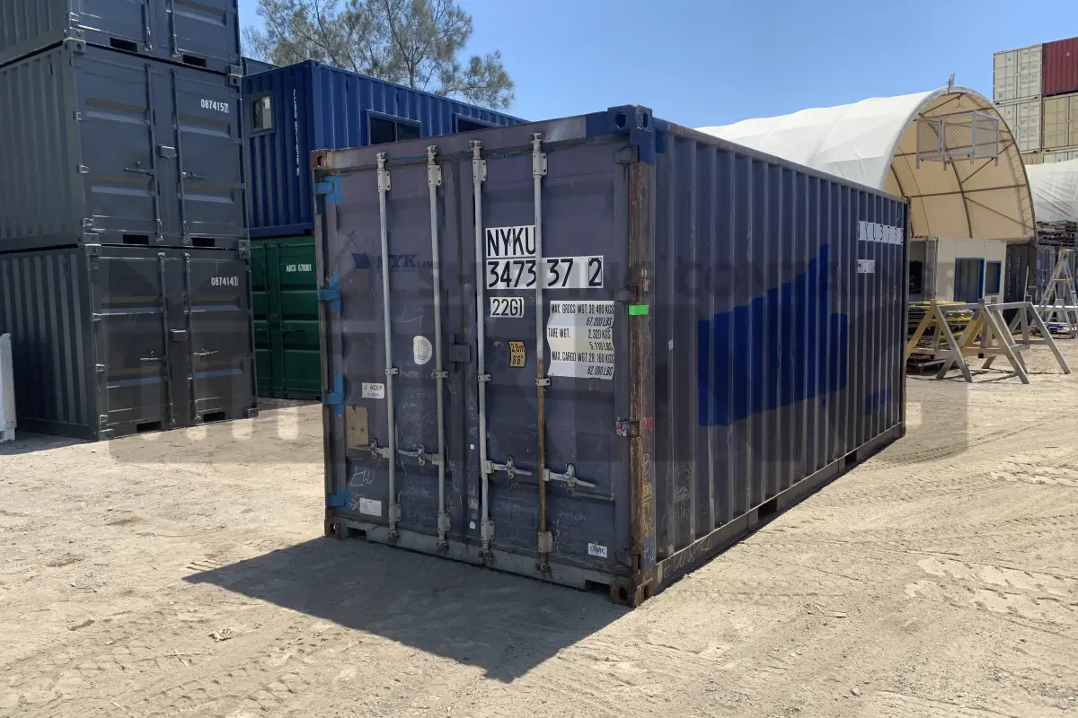 20' Standard Height Steel Container (Doors One End)