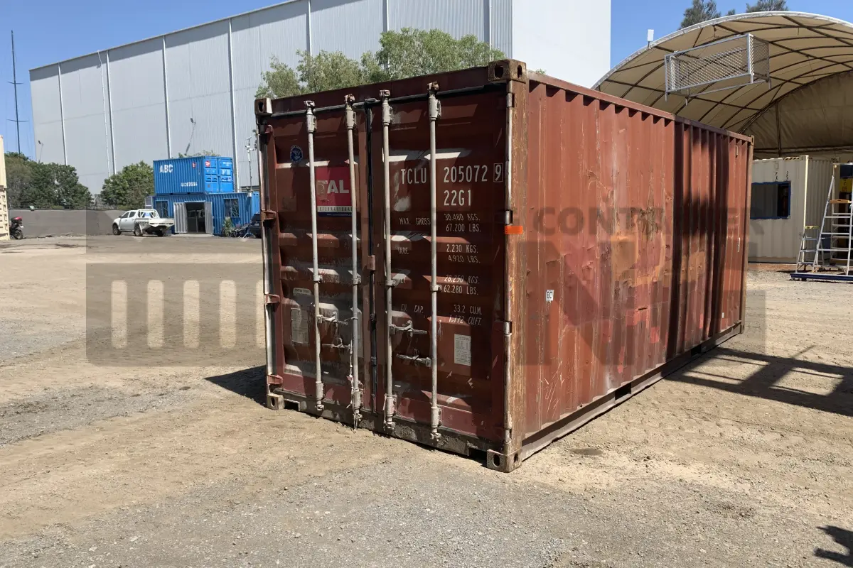 20' Standard Height Steel Container (Doors One End)