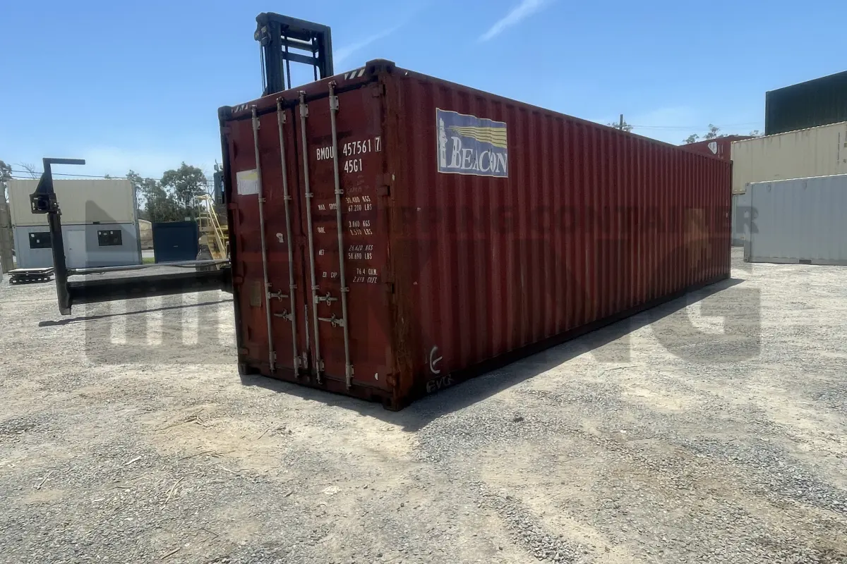40' High Cube Steel Container (Doors One End)