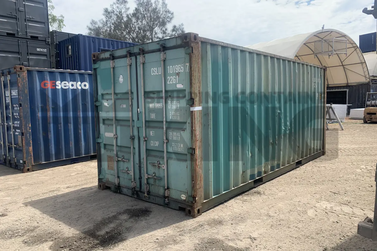20' Standard Height Steel Container (Doors One End)