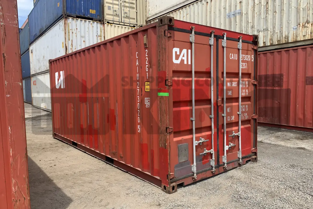 20' Standard Height Steel Container (Doors One End)