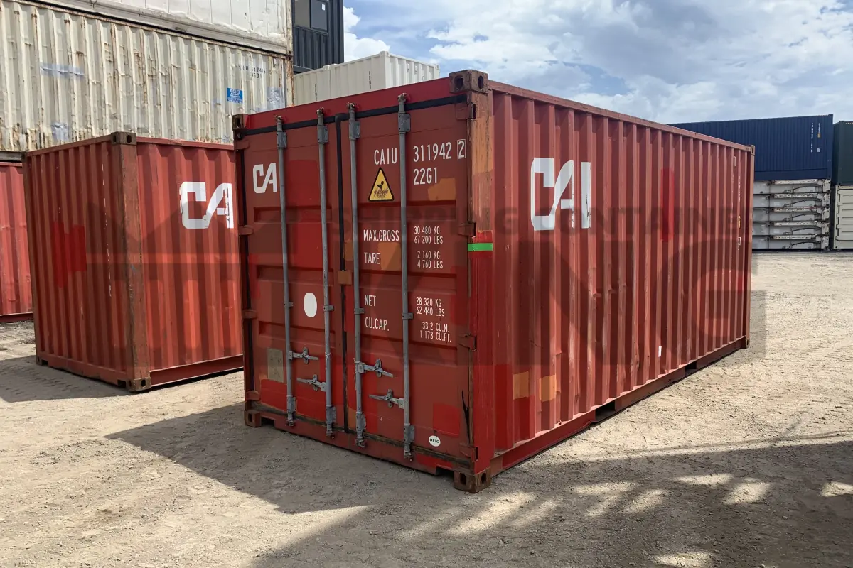 20' Standard Height Steel Container (Doors One End)