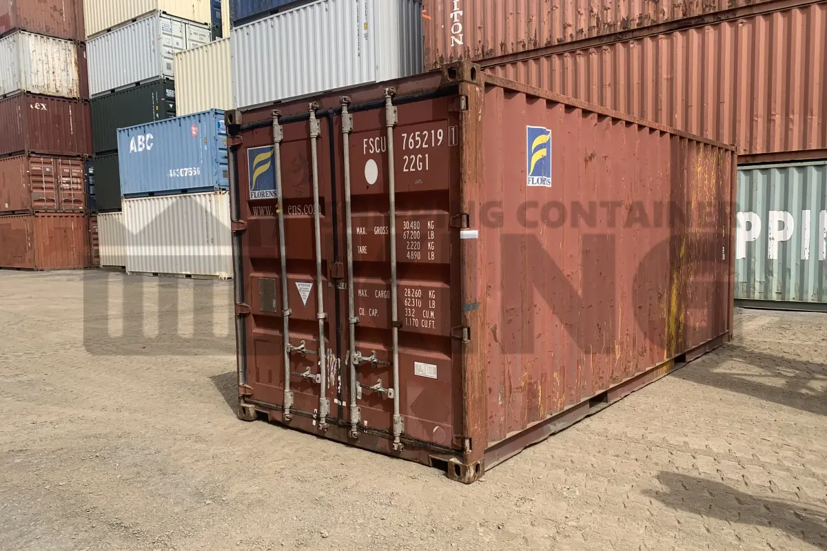 20' Standard Height Steel Container (Doors One End)