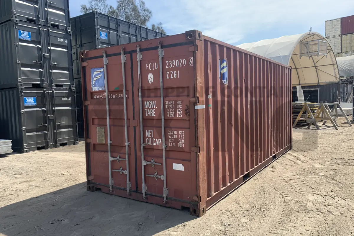 20' Standard Height Steel Container (Doors One End)