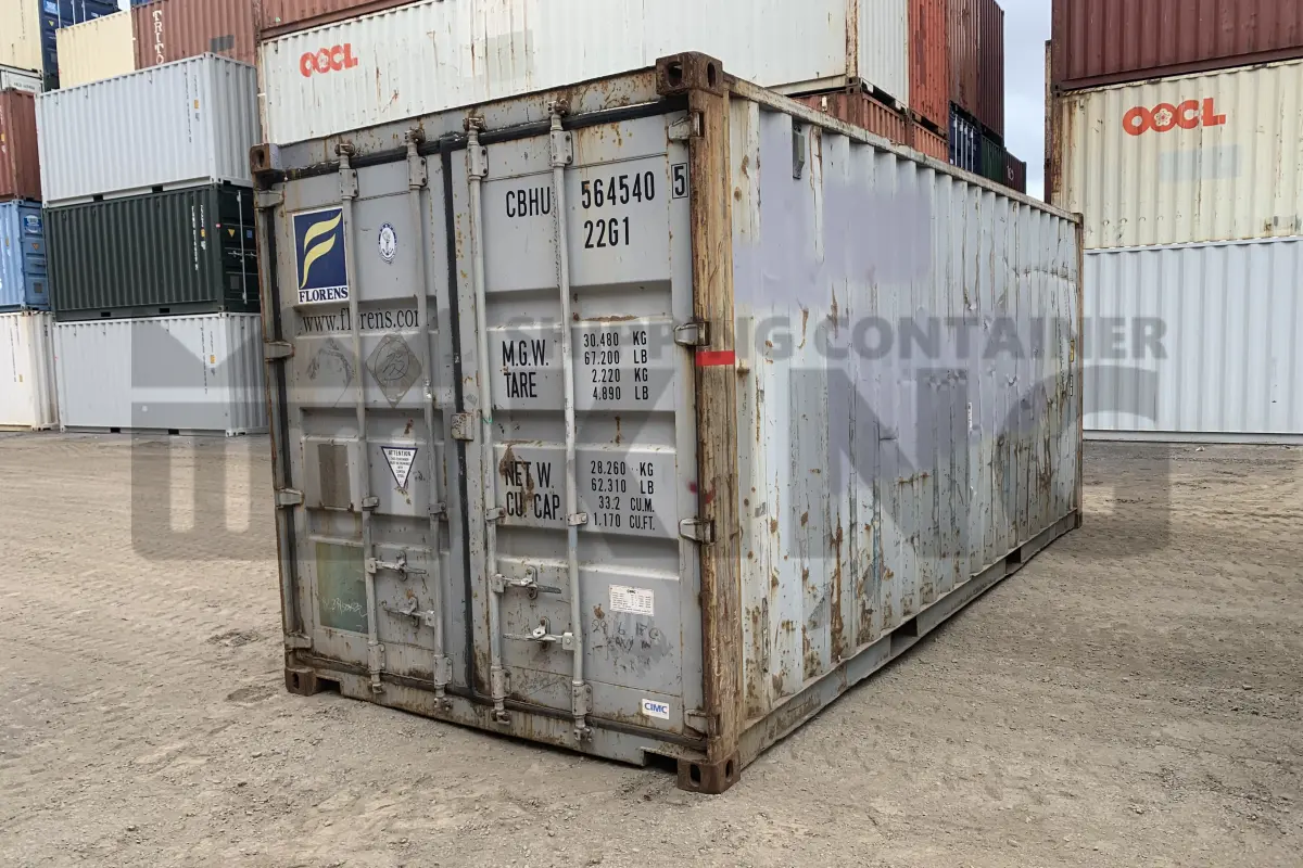 20' Roughie (Standard Height Steel Container - Doors One End)