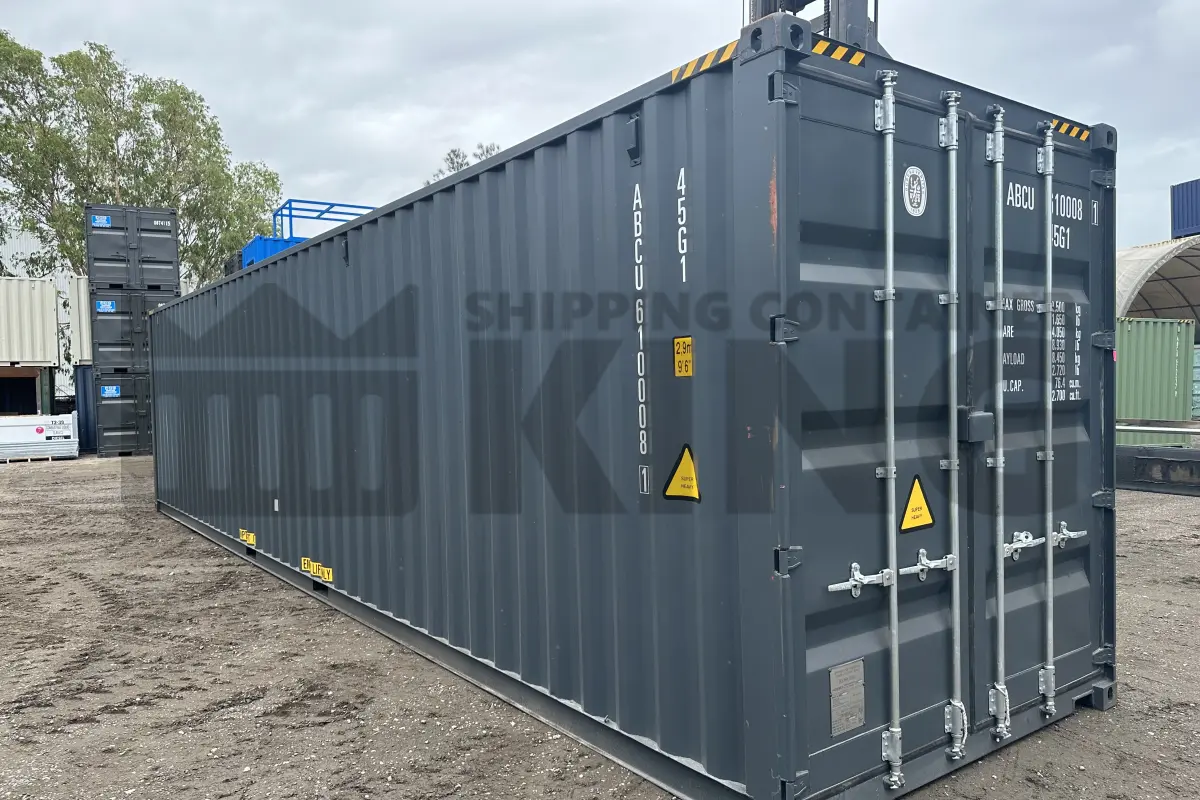 40' High Cube Shipping Container (Steel Floor)