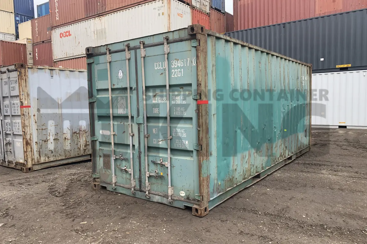 20' Roughie (Standard Height Steel Container - Doors One End)