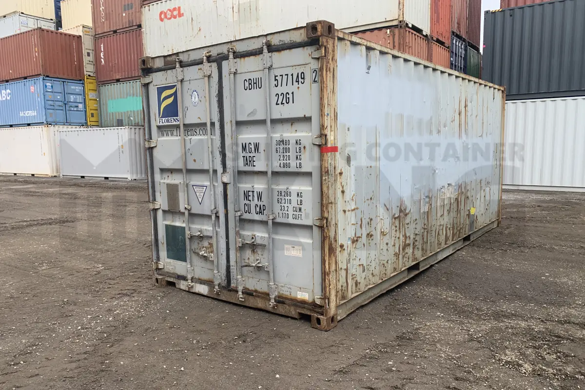 20' Roughie (Standard Height Steel Container - Doors One End)