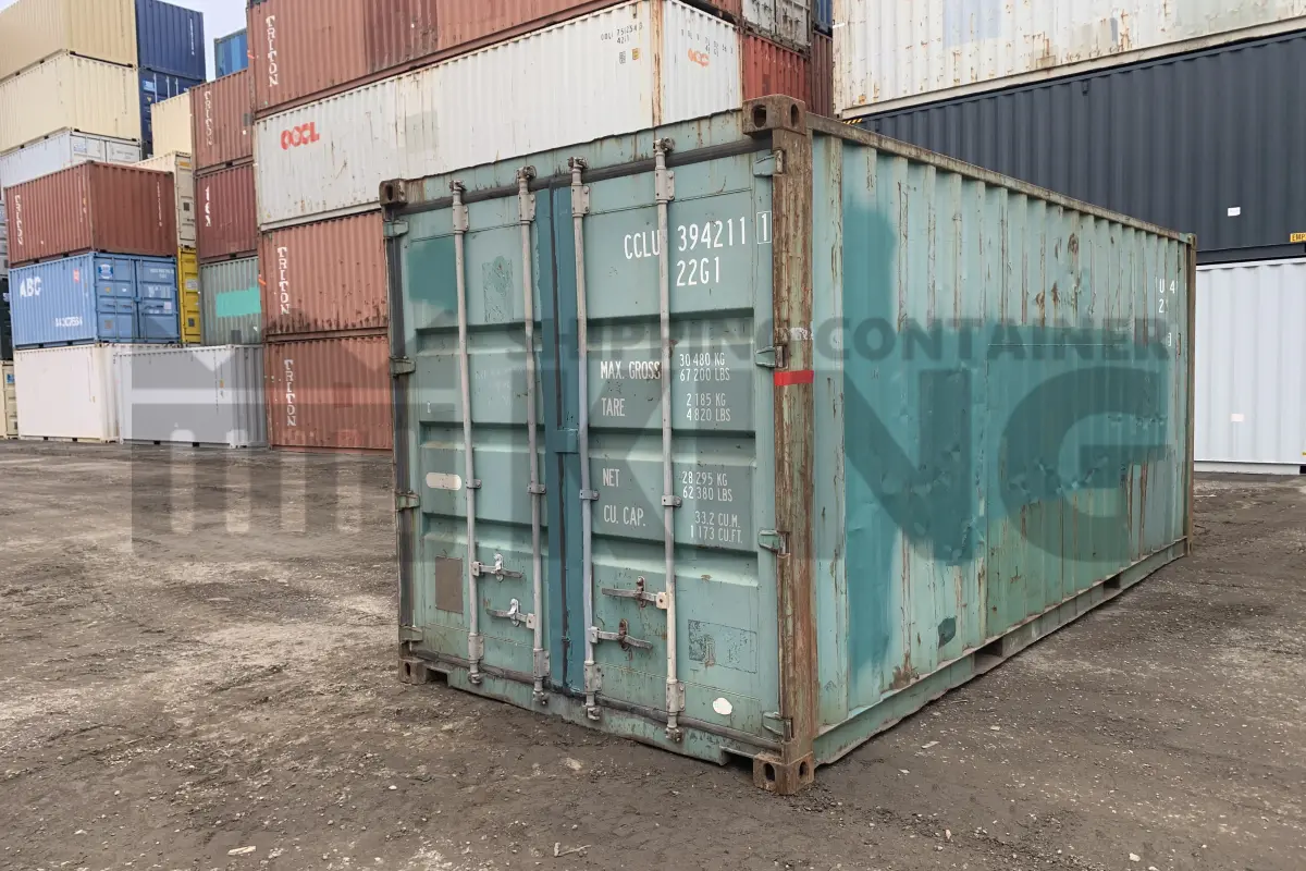 20' Roughie (Standard Height Steel Container - Doors One End)