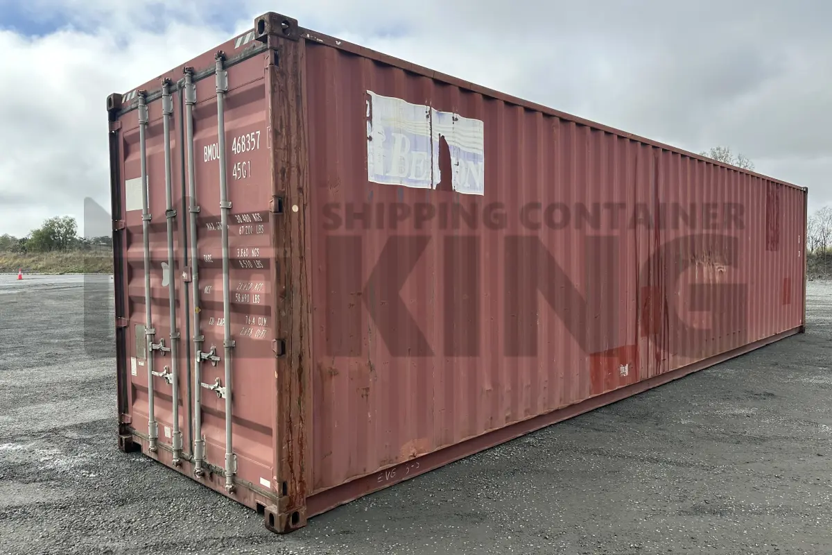 40' High Cube Steel Container (Doors One End)