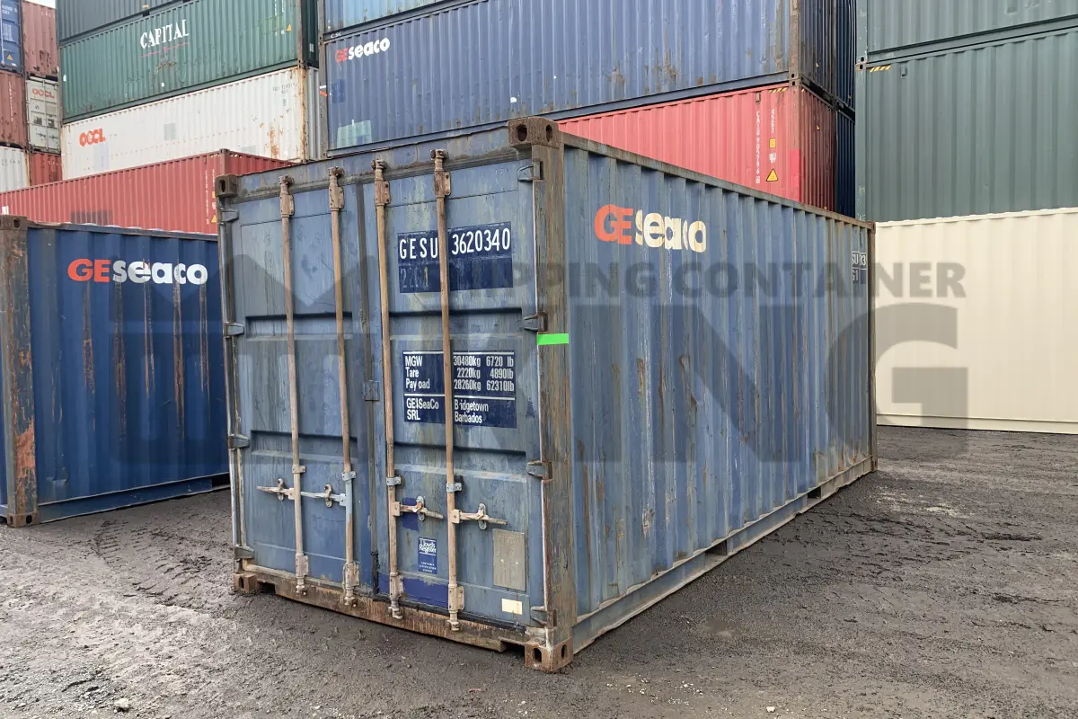 20' Standard Height Steel Container (Doors One End)