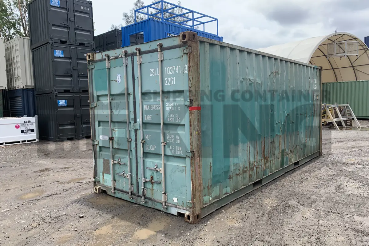 20' Roughie (Standard Height Steel Container - Doors One End)