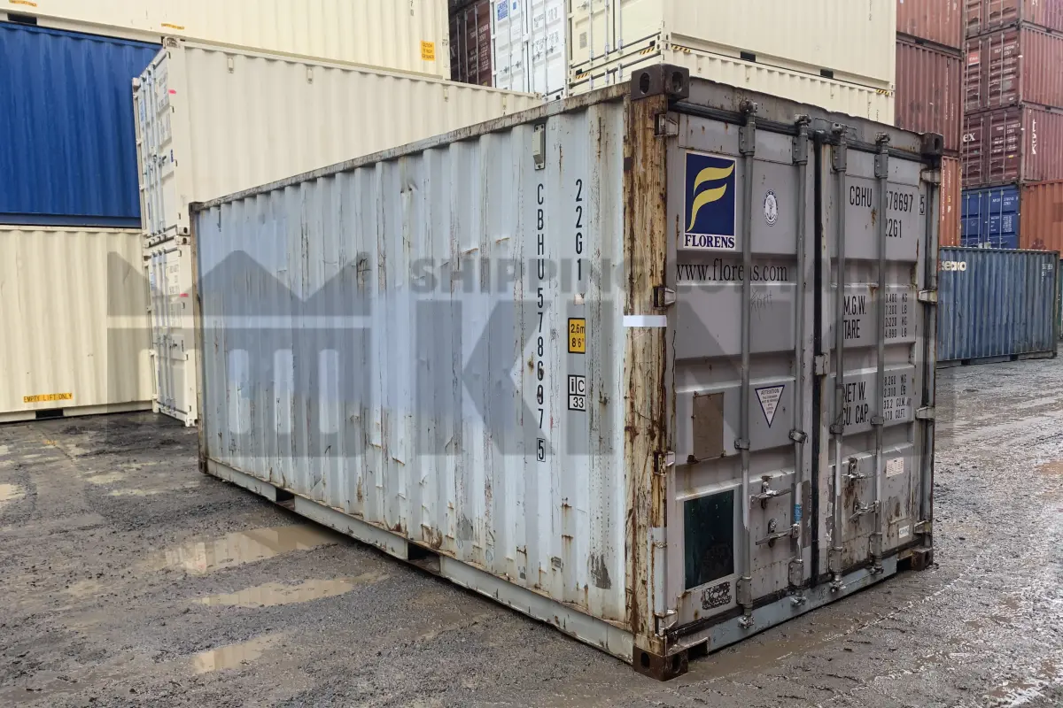 20' Standard Height Steel Container (Doors One End)