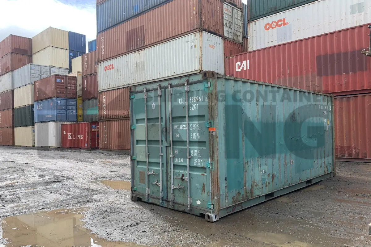20' Standard Height Steel Container (Doors One End)