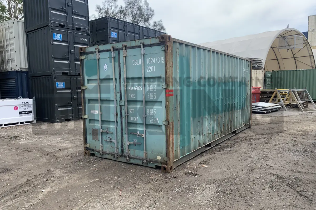 20' Roughie (Standard Height Steel Container - Doors One End)