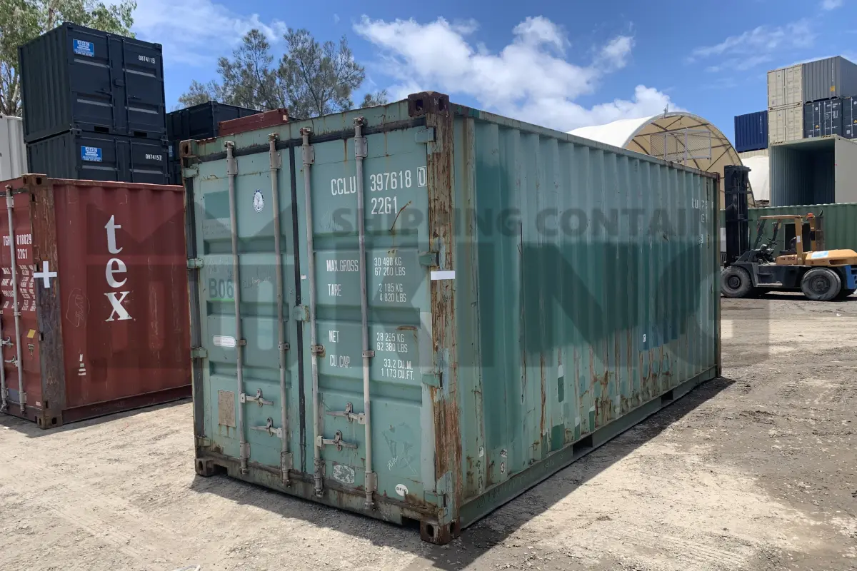 20' Standard Height Steel Container (Doors One End)