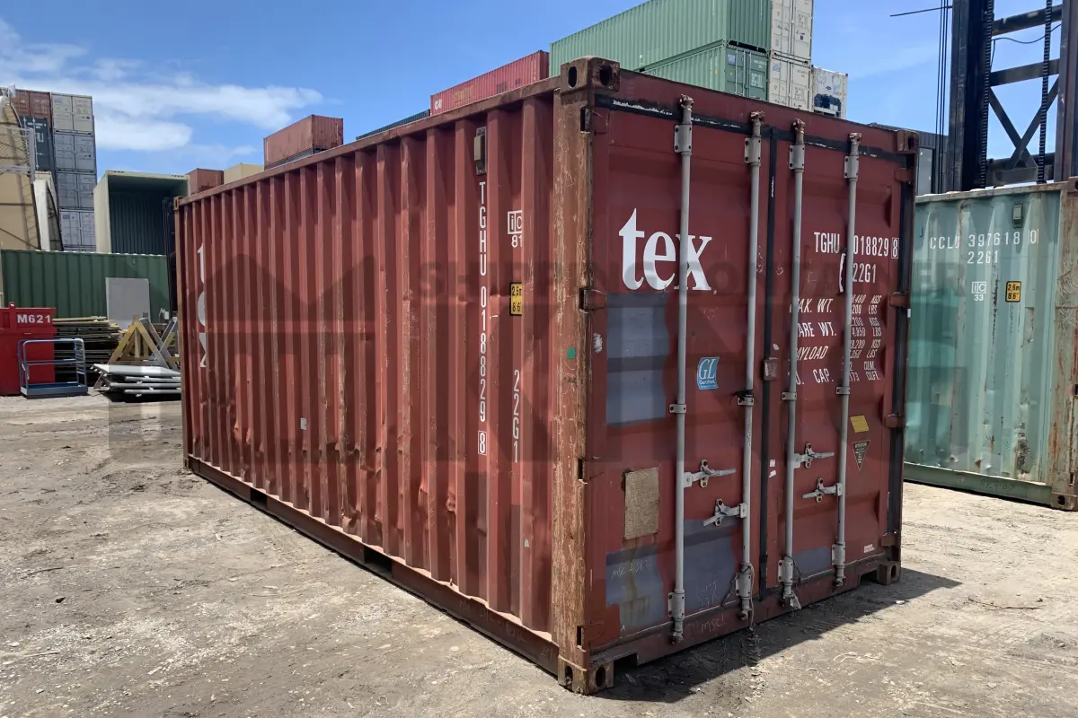 20' Standard Height Steel Container (Doors One End)