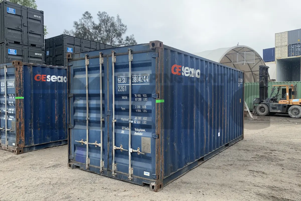 20' Standard Height Steel Container (Doors One End)