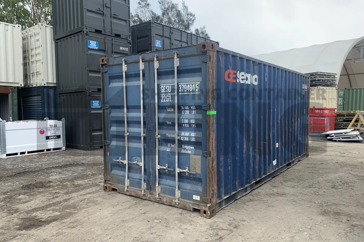 20' Standard Height Steel Container (Doors One End)