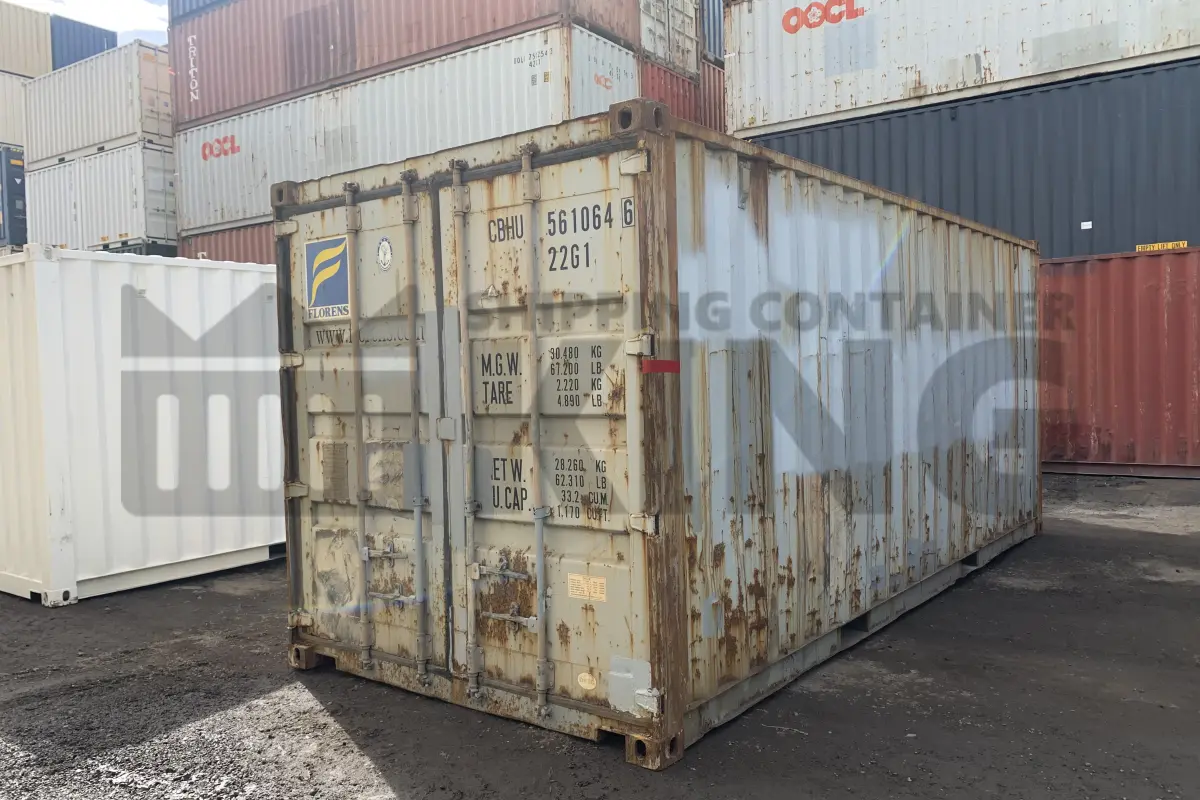 20' Roughie (Standard Height Steel Container - Doors One End)