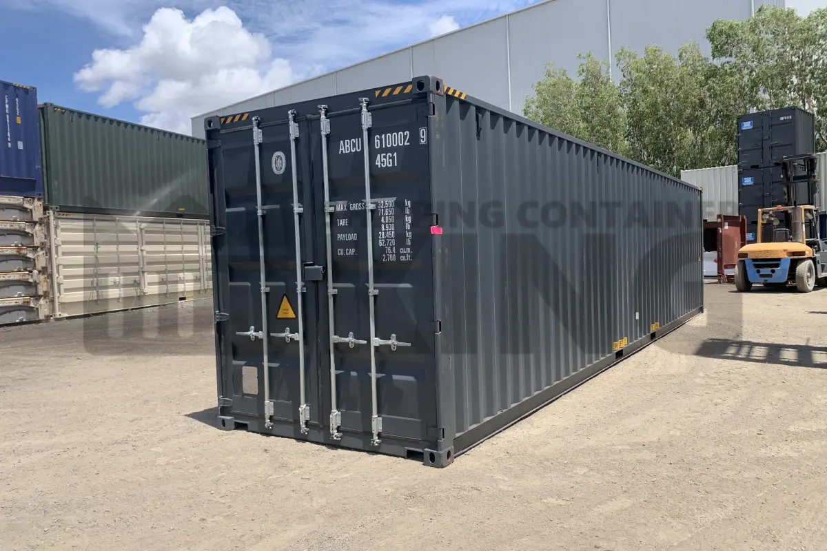 40' High Cube Shipping Container (Steel Floor)