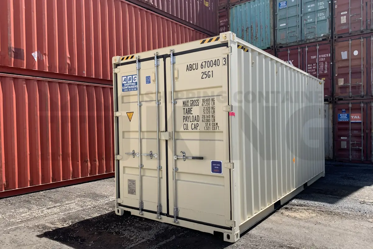20' High Cube Shipping Container (Steel Floor)