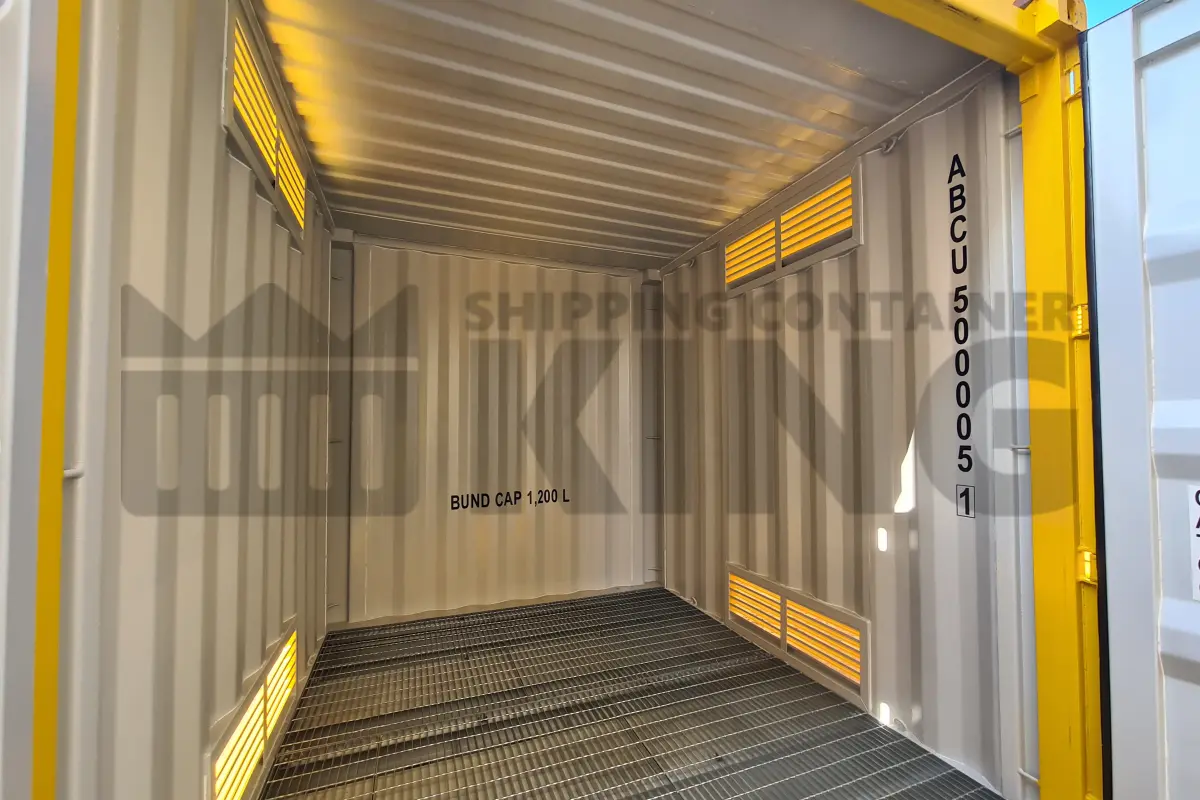 Pair of 10' HC Dangerous Goods Containers (2 x 4 post 10' DG's)
