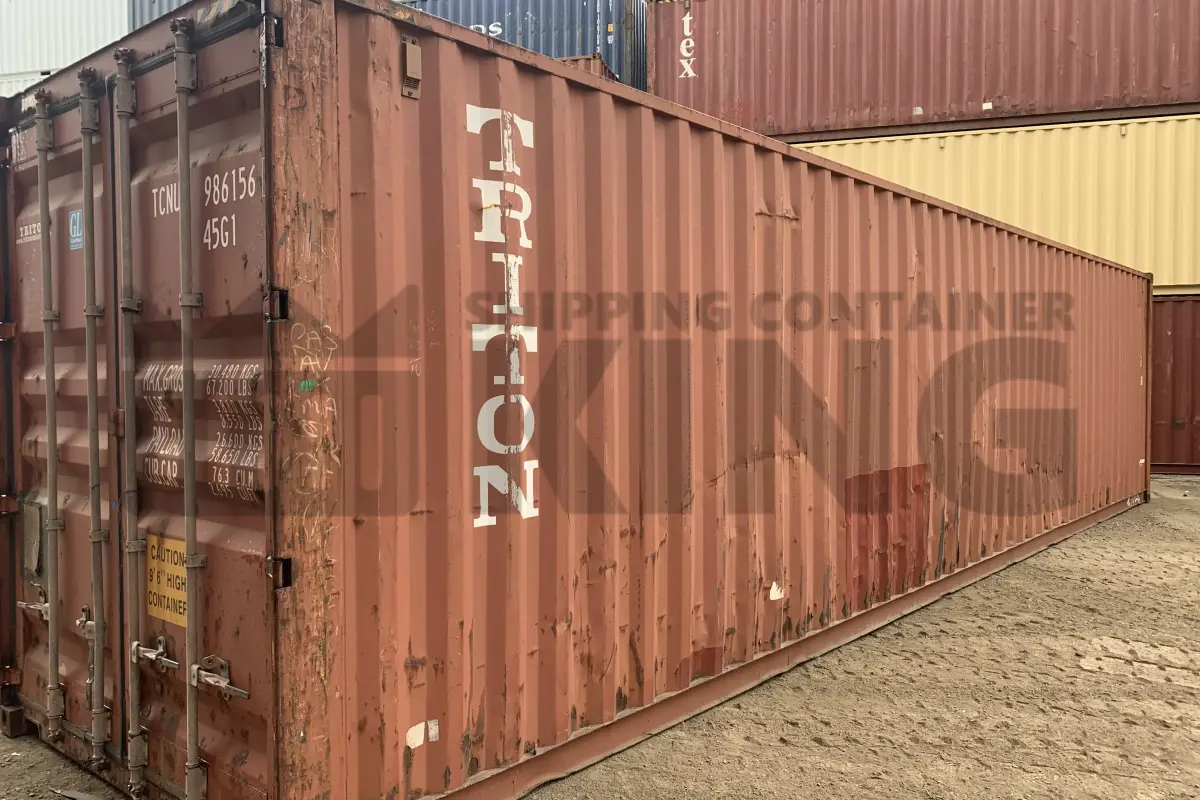 40' High Cube Shipping Container