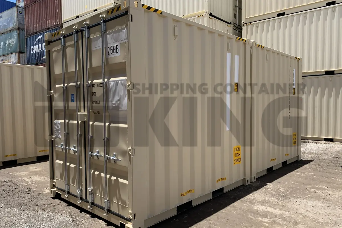 20' High Cube Shipping Container (2 x 10' High Cube Shipping Containers Locked Together)