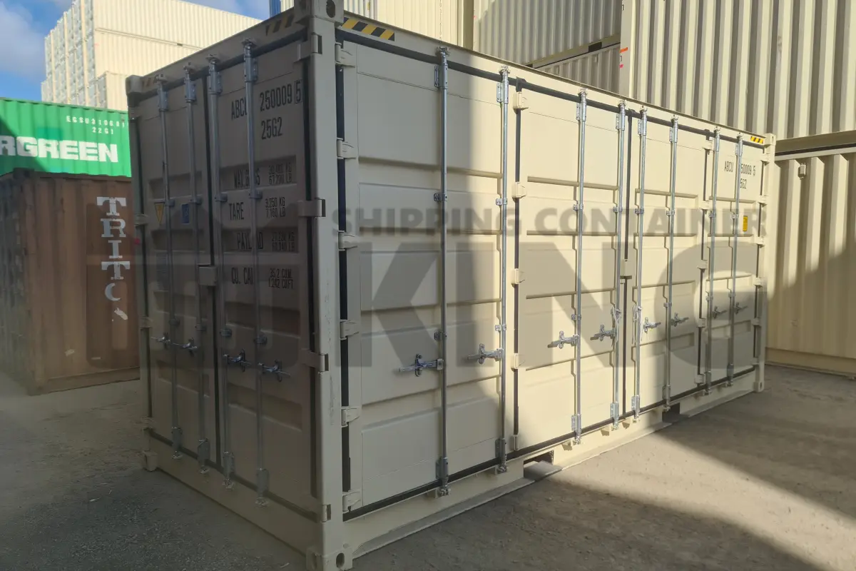 20' High Cube Full Side Opening Shipping Container