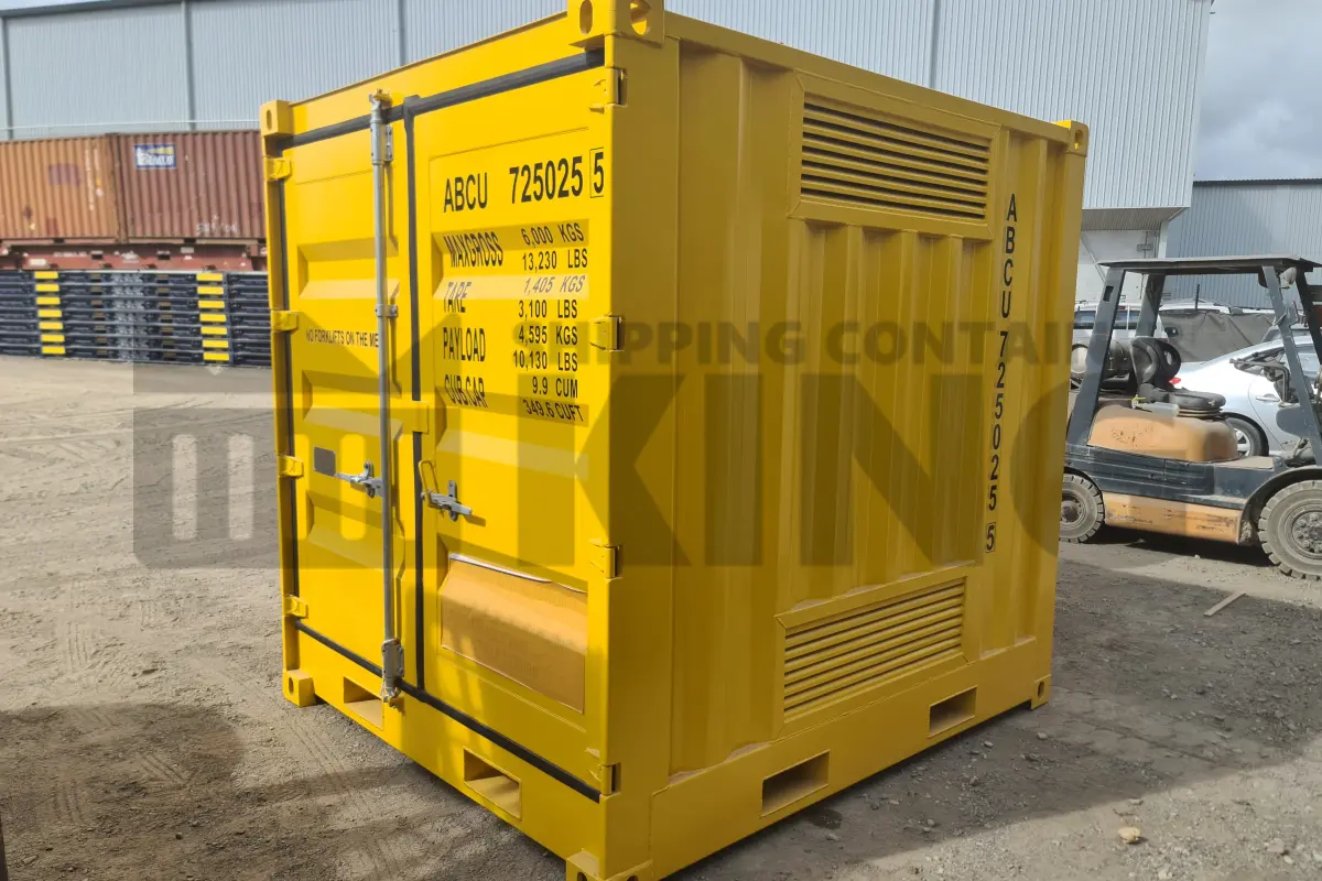 8' Dangerous Goods Shipping Container (4 Corner Post)