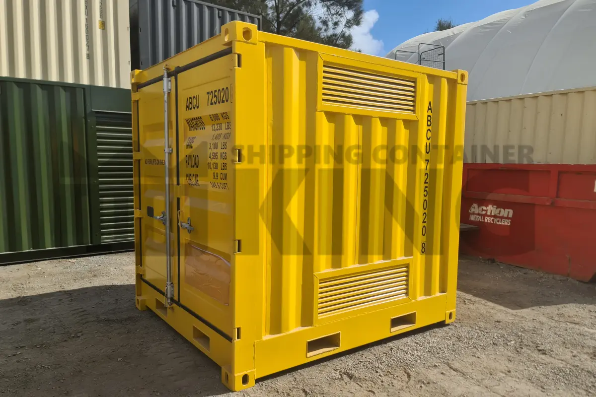 8' Dangerous Goods Shipping Container (4 Corner Post)
