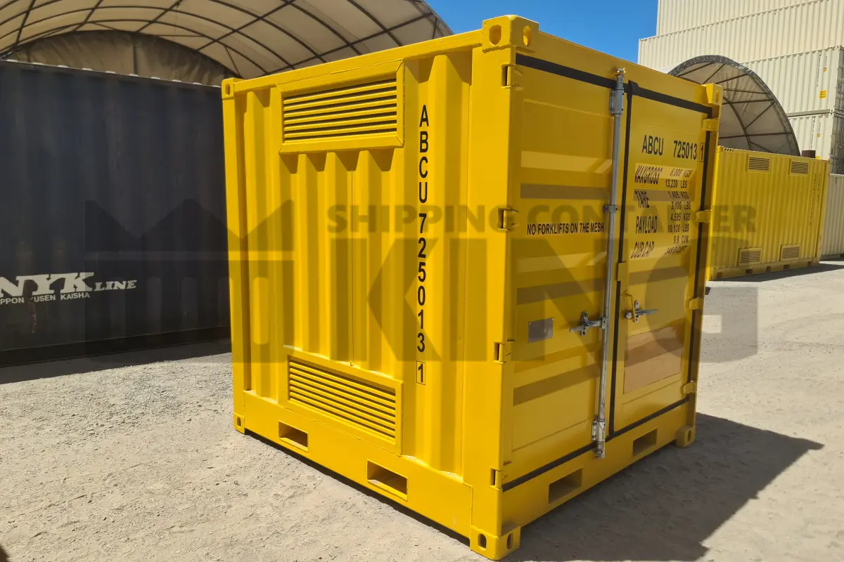 8' Dangerous Goods Shipping Container (4 Corner Post)