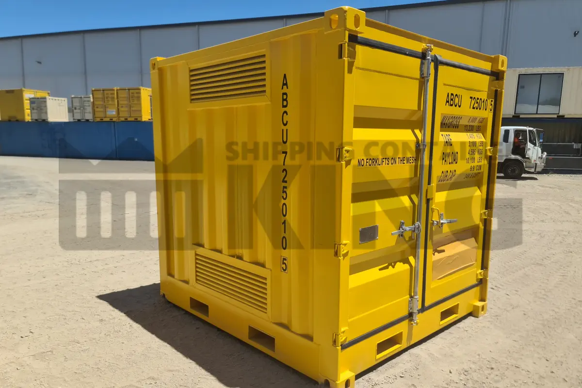 8' Dangerous Goods Shipping Container (4 Corner Post)