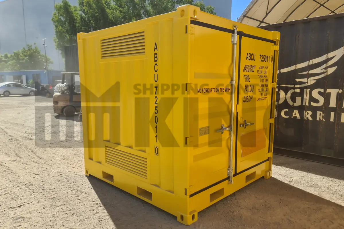 8' Dangerous Goods Shipping Container (4 Corner Post)
