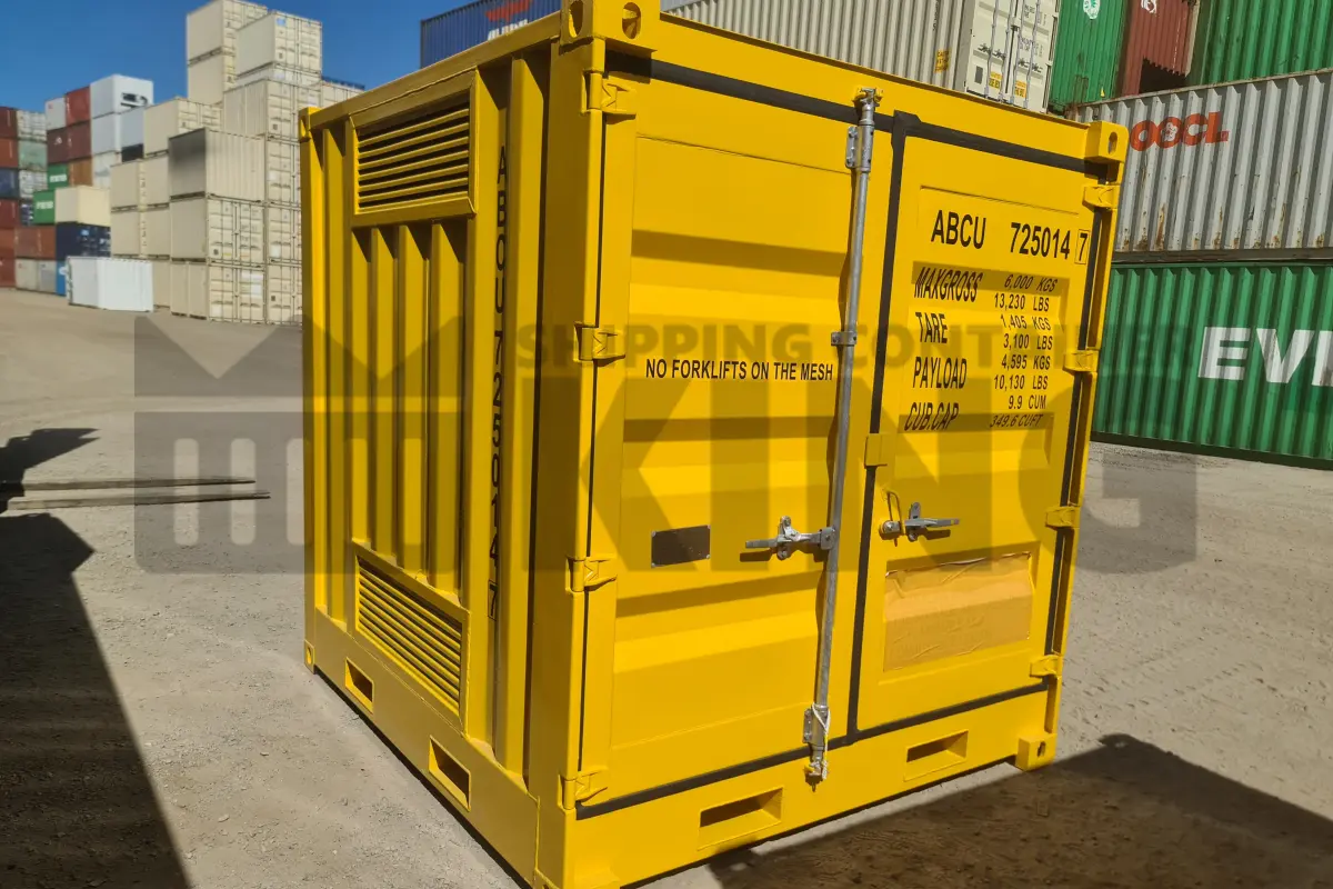 8' Dangerous Goods Shipping Container (4 Corner Post)
