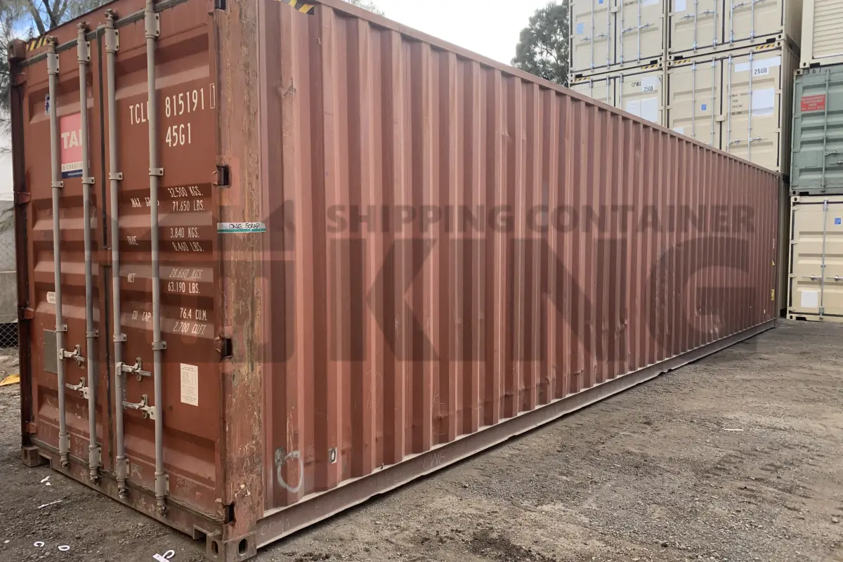 40' High Cube Shipping Container