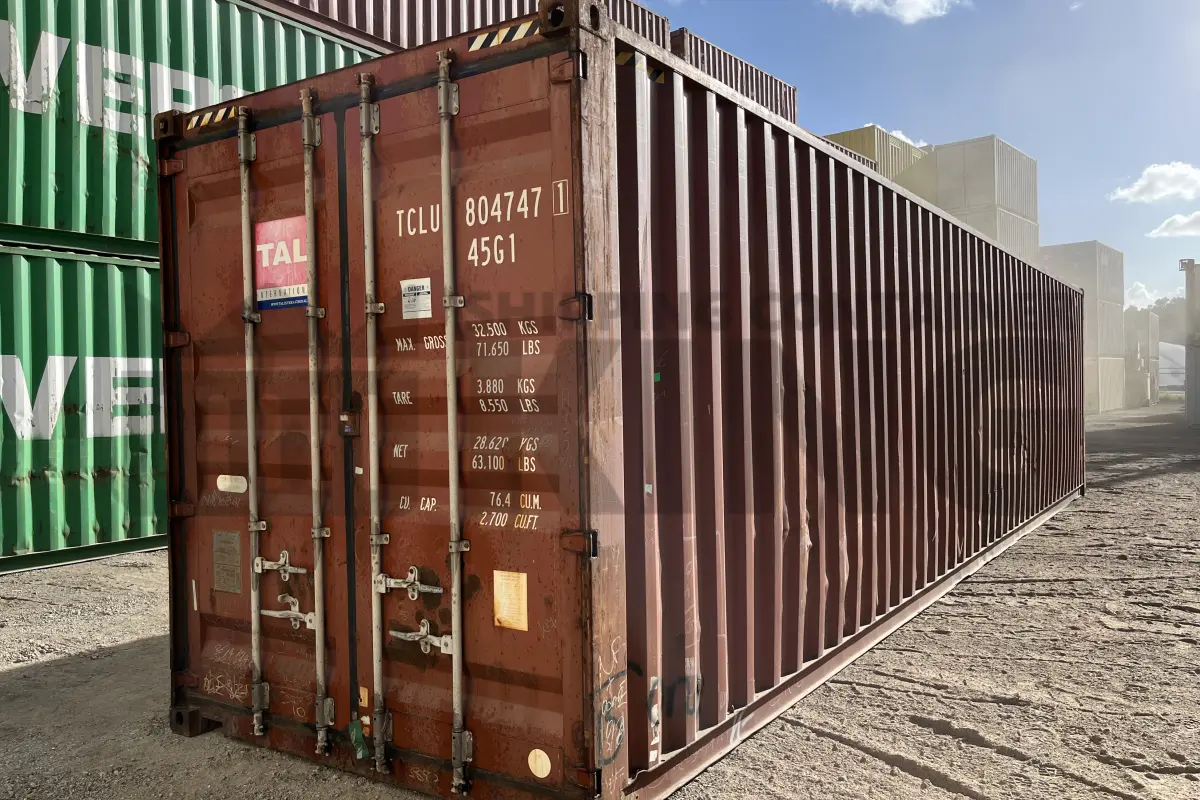 40' High Cube Shipping Container