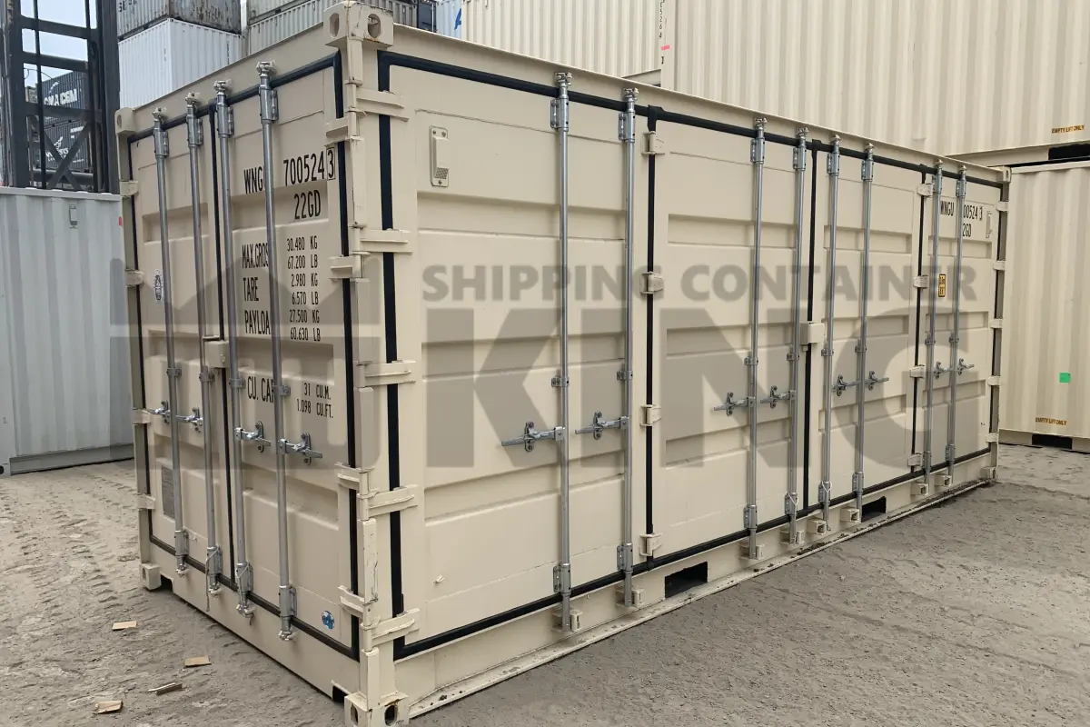 20' Standard Height Full Side Opening Shipping Container