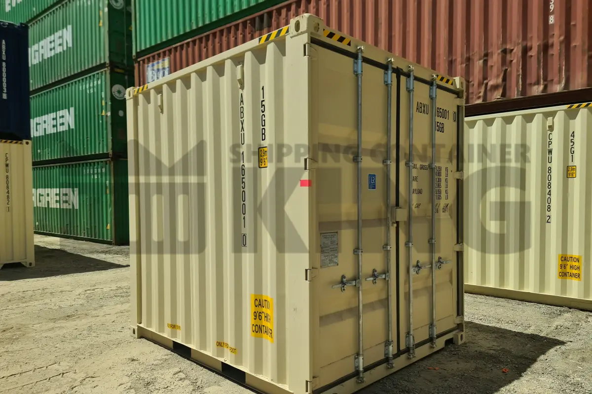 10' High Cube Shipping Container (4 Corner Posts - Factory Built)