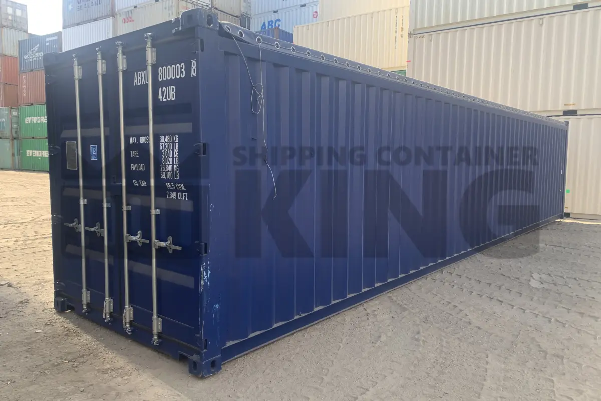 40' Standard Height Open Top Shipping Container (Tarp And Bows, Timber Floor)