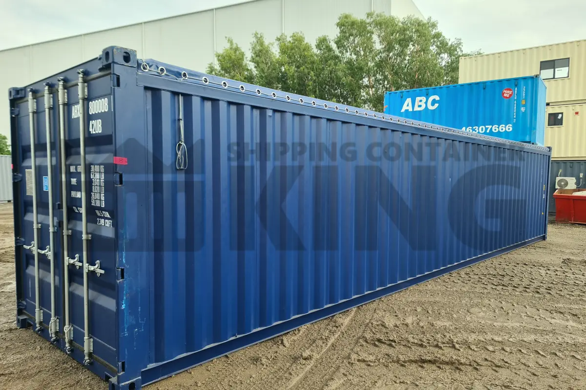 40' Standard Height Open Top Shipping Container (Tarp And Bows, Timber Floor)