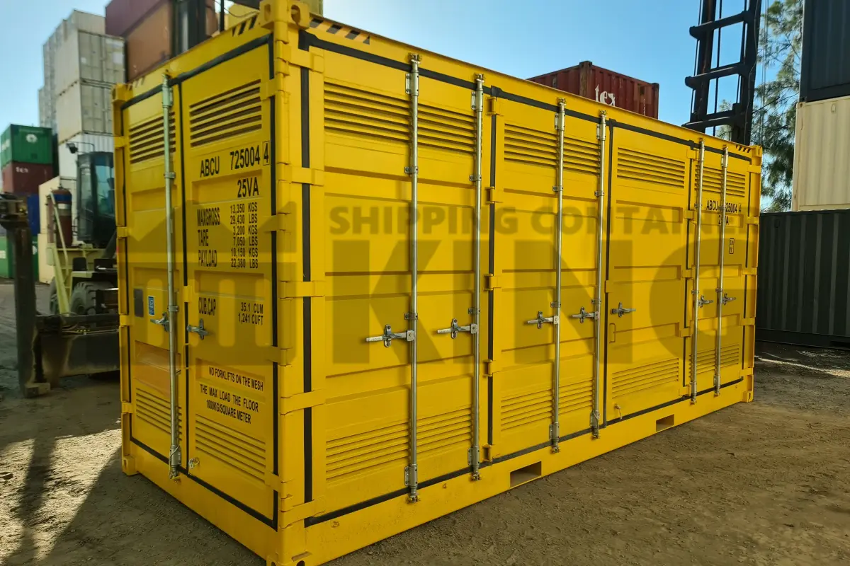 20' High Cube Side Opening Dangerous Goods Shipping Container