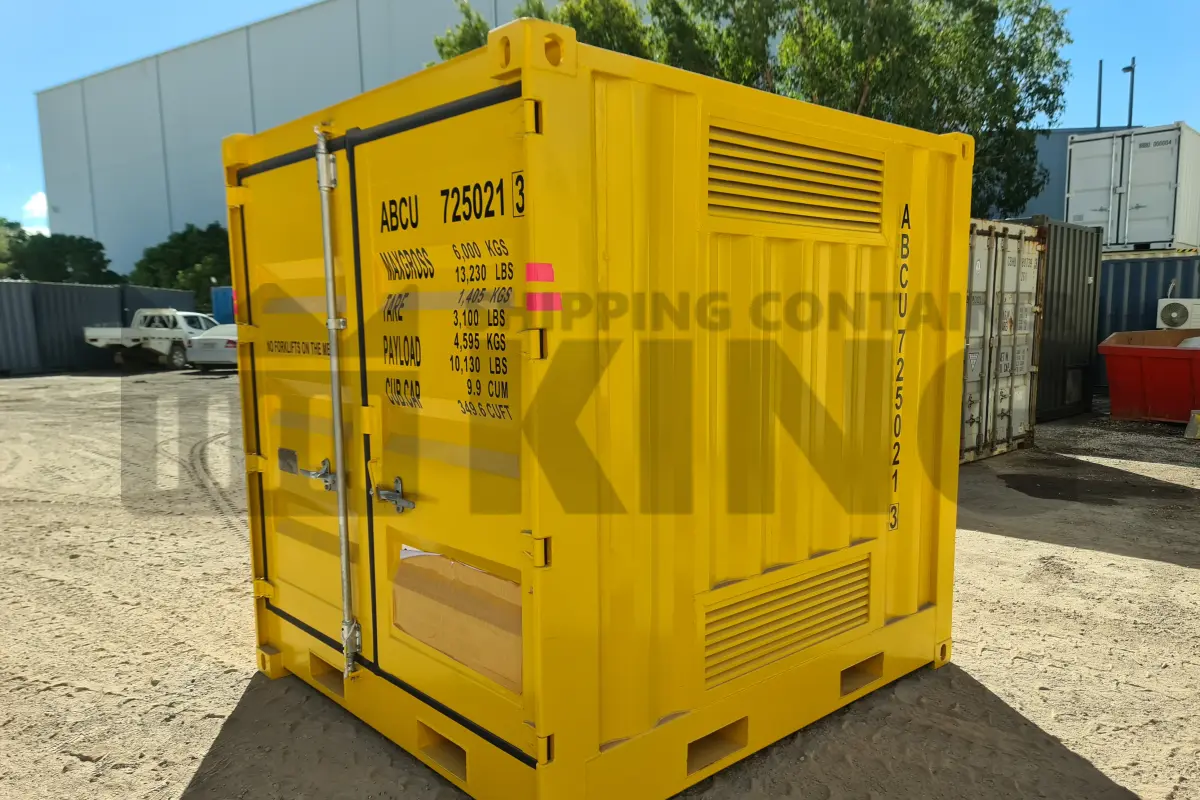 8' Dangerous Goods Shipping Container (4 Corner Post)